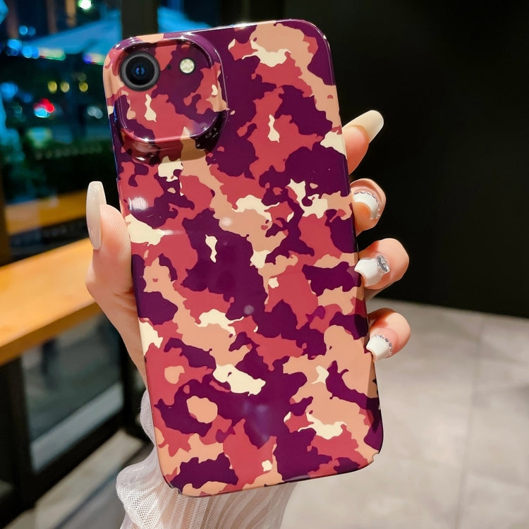 Precise Hole Camouflage Pattern PC Phone Case, For iPhone 14 Pro, For iPhone 14 Pro Max, For iPhone SE 2022 / 2020 / 8 / 7
