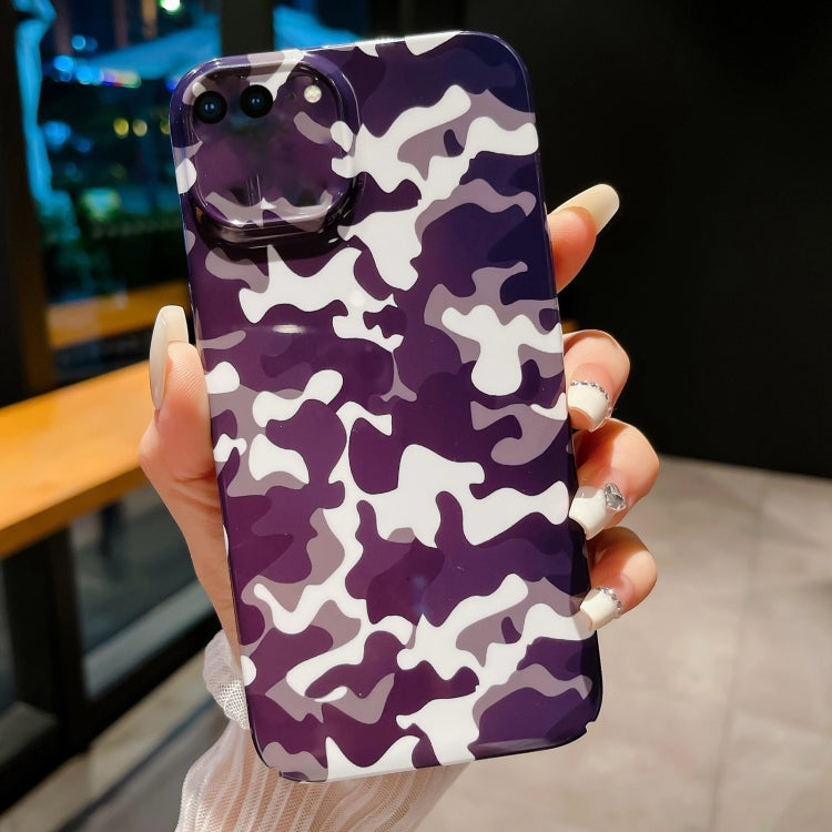 Precise Hole Camouflage Pattern PC Phone Case, For iPhone XR, For iPhone XS Max, For iPhone 8 Plus / 7 Plus