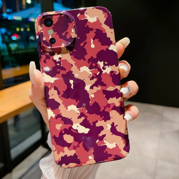 Precise Hole Camouflage Pattern PC Phone Case, For iPhone 11, For iPhone 11 Pro, For iPhone X / XS