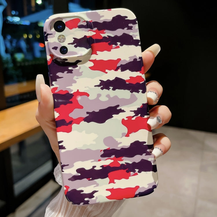 Precise Hole Camouflage Pattern PC Phone Case, For iPhone 11, For iPhone 11 Pro, For iPhone X / XS
