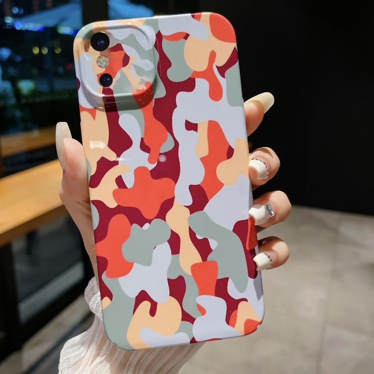 Precise Hole Camouflage Pattern PC Phone Case, For iPhone 11, For iPhone 11 Pro, For iPhone X / XS