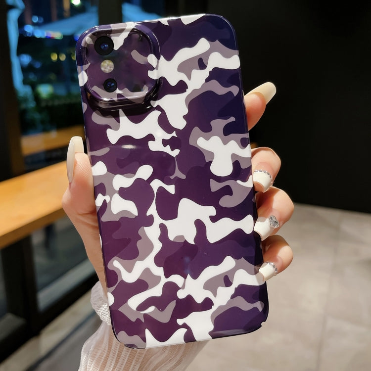 Precise Hole Camouflage Pattern PC Phone Case, For iPhone 11, For iPhone 11 Pro, For iPhone X / XS