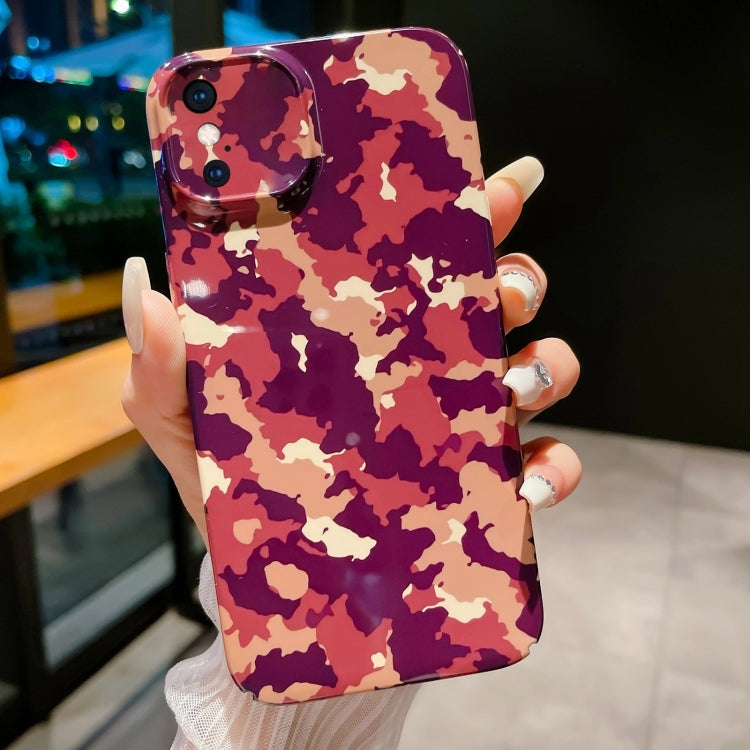 Precise Hole Camouflage Pattern PC Phone Case, For iPhone XR, For iPhone XS Max, For iPhone 8 Plus / 7 Plus