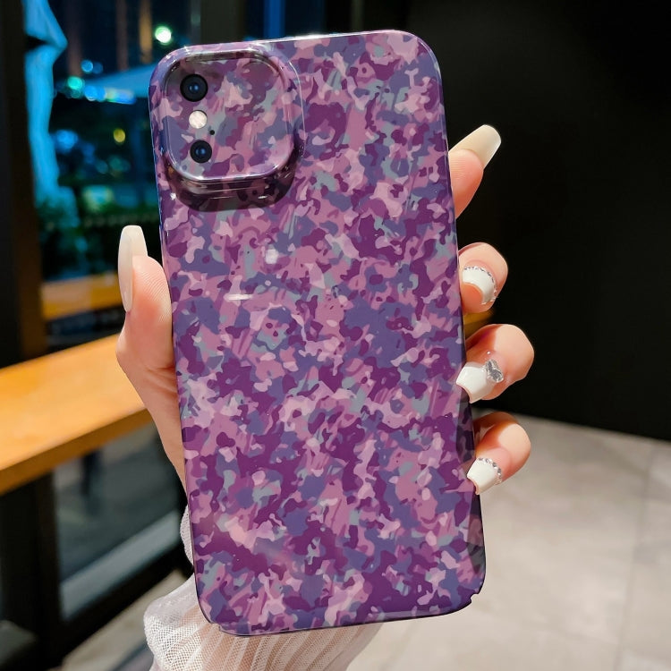 Precise Hole Camouflage Pattern PC Phone Case, For iPhone XR, For iPhone XS Max, For iPhone 8 Plus / 7 Plus