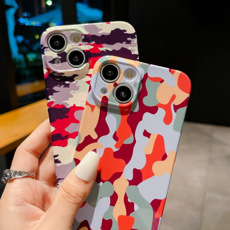 Precise Hole Camouflage Pattern PC Phone Case, For iPhone 11, For iPhone 11 Pro, For iPhone X / XS