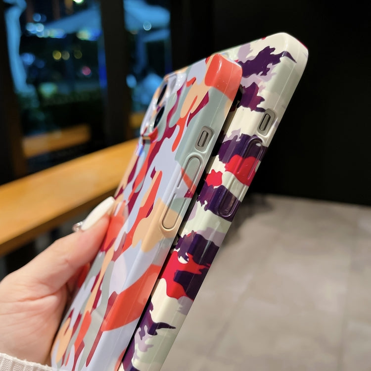 Precise Hole Camouflage Pattern PC Phone Case, For iPhone 13 mini, For iPhone 12, For iPhone 12 Pro Max