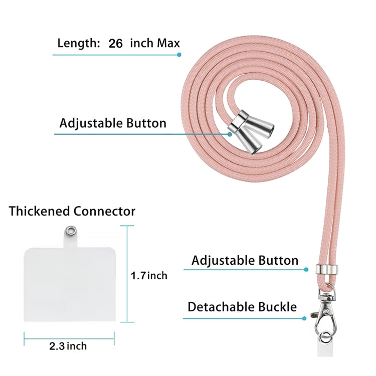 Electroplating Marble Dual-side IMD Phone Case with Lanyard