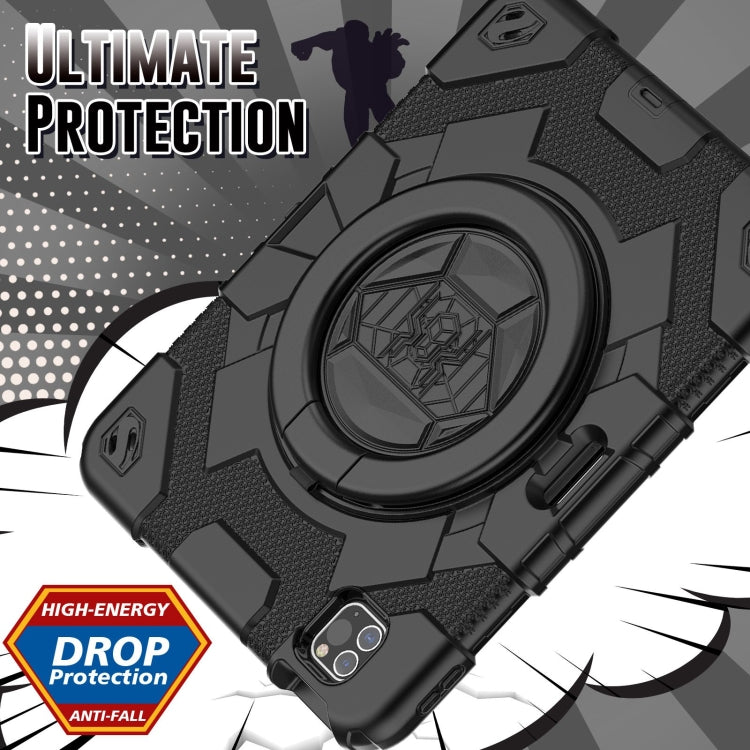 Spider Rotation Handle Silicone Hybrid PC Tablet Case, For iPad Pro 11 2022 / 2021 / 2020