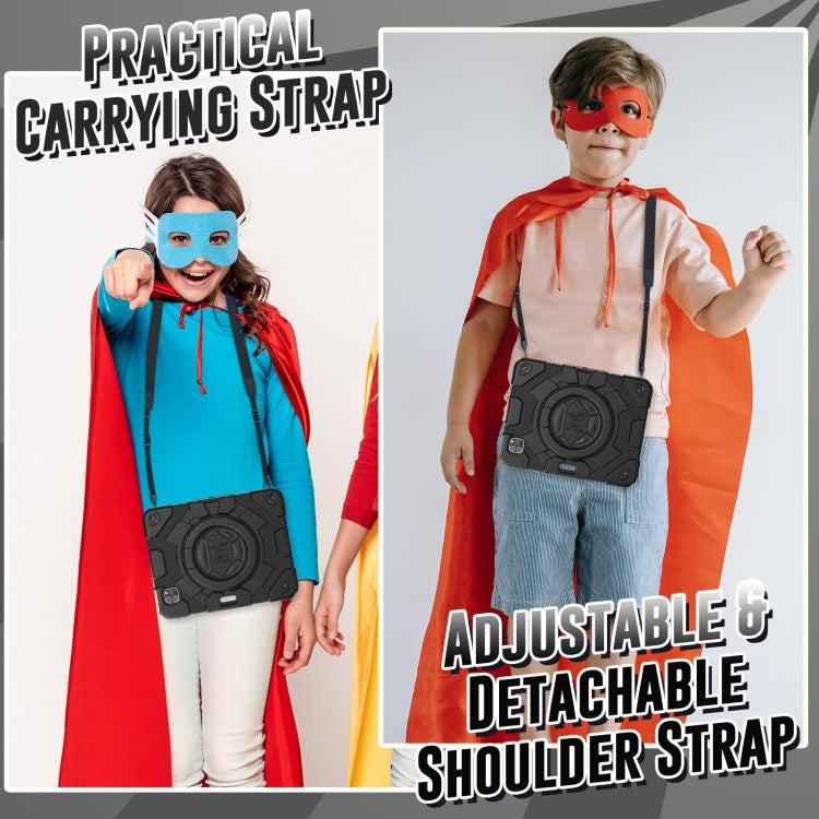 Spider Rotation Handle Silicone Hybrid PC Tablet Case, For iPad Pro 11 2022 / 2021 / 2020