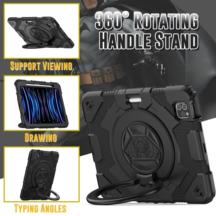 Spider Rotation Handle Silicone Hybrid PC Tablet Case, For iPad Pro 11 2022 / 2021 / 2020