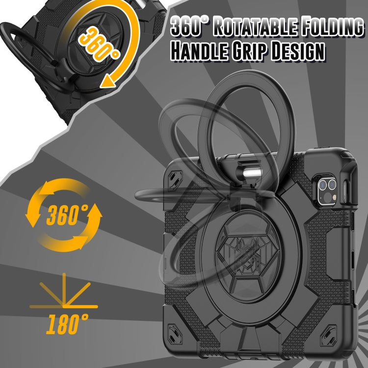 Spider Rotation Handle Silicone Hybrid PC Tablet Case, For iPad Pro 11 2022 / 2021 / 2020