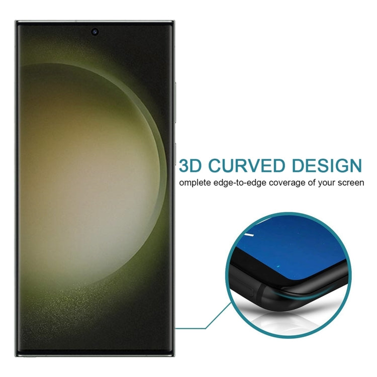 Lot de 25 films de protection en verre trempé ultra-fins à bords incurvés 3D, déverrouillage, pour Samsung Galaxy S23 Ultra 5G, S23+ 5G et S23 5G