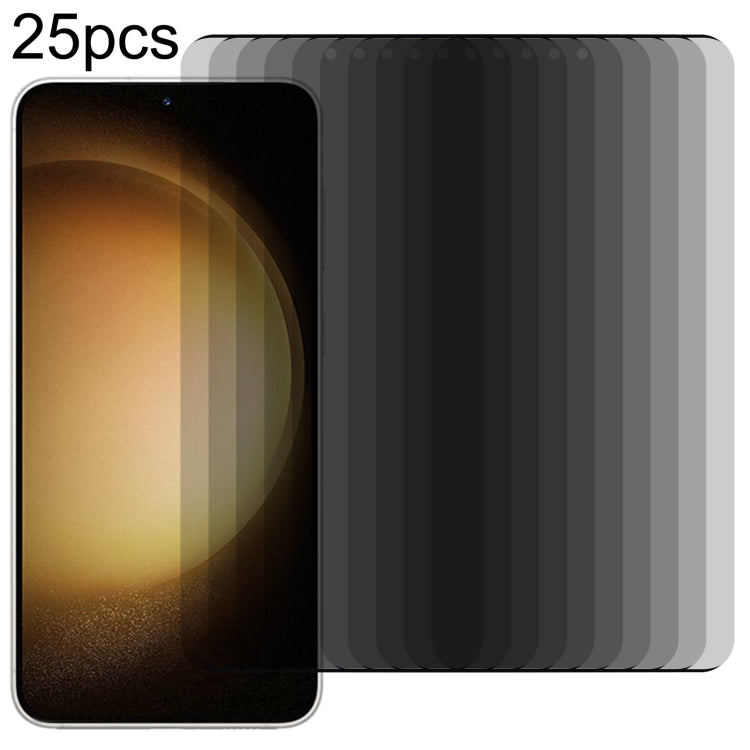 Lot de 25 films de protection en verre trempé ultra-fins à bords incurvés 3D, déverrouillage, pour Samsung Galaxy S23 Ultra 5G, S23+ 5G et S23 5G
