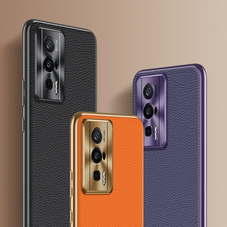 Litchi Texture Genuine Leather Phone Case, For Xiaomi Redmi K60 Ultra, For Xiaomi 13 Ultra, For Xiaomi Redmi K60 Pro, For Xiaomi Redmi K60, For Xiaomi 13 Pro, For Xiaomi 13
