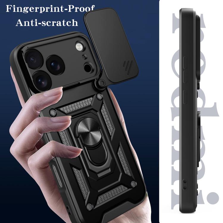 Sliding Camera Cover Design TPU+PC Phone Case, For iPhone 16e, For iPhone 16 Pro Max, For iPhone 16 Pro