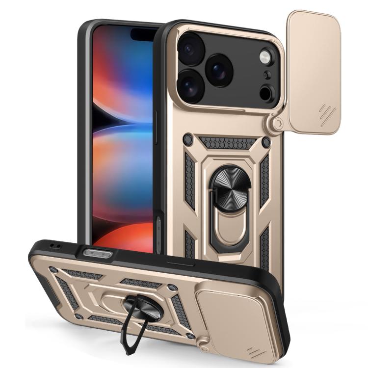 Sliding Camera Cover Design TPU+PC Phone Case, For iPhone 16e, For iPhone 16 Pro Max, For iPhone 16 Pro