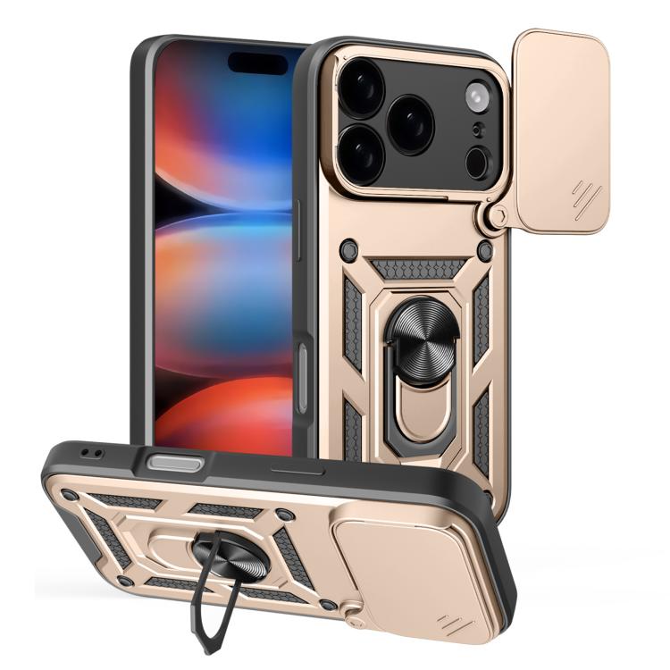 Sliding Camera Cover Design TPU+PC Phone Case, For iPhone 16e, For iPhone 16 Pro Max, For iPhone 16 Pro