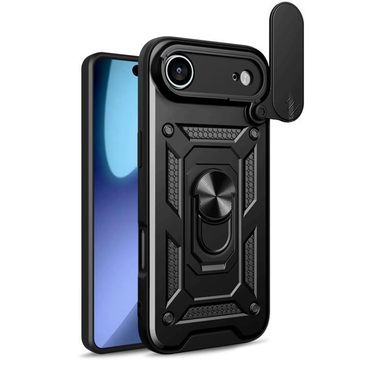 Sliding Camera Cover Design TPU+PC Phone Case, For iPhone 16 Plus, For iPhone 16, For iPhone 15 Pro Max