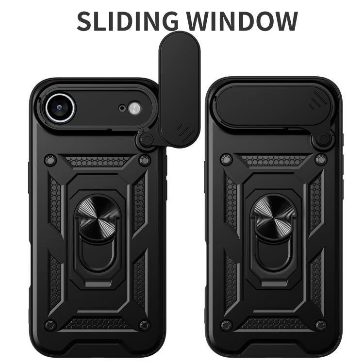 Sliding Camera Cover Design TPU+PC Phone Case, For iPhone 16 Plus, For iPhone 16, For iPhone 15 Pro Max