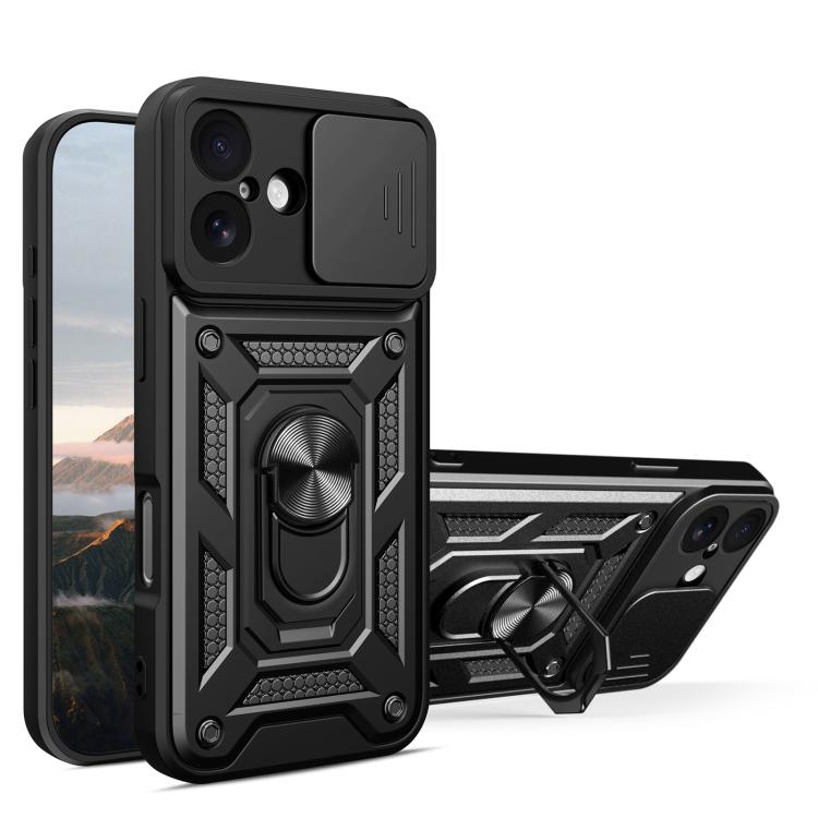 Sliding Camera Cover Design TPU+PC Phone Case, For iPhone 16e, For iPhone 16 Pro Max, For iPhone 16 Pro