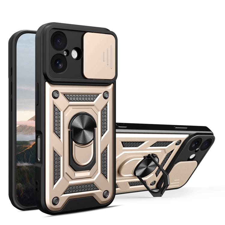 Sliding Camera Cover Design TPU+PC Phone Case, For iPhone 16 Plus, For iPhone 16, For iPhone 15 Pro Max