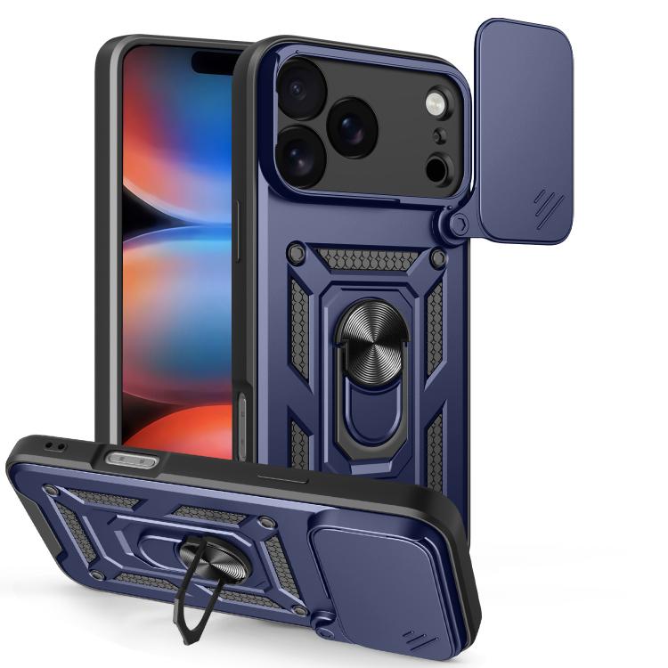 Sliding Camera Cover Design TPU+PC Phone Case, For iPhone 16e, For iPhone 16 Pro Max, For iPhone 16 Pro
