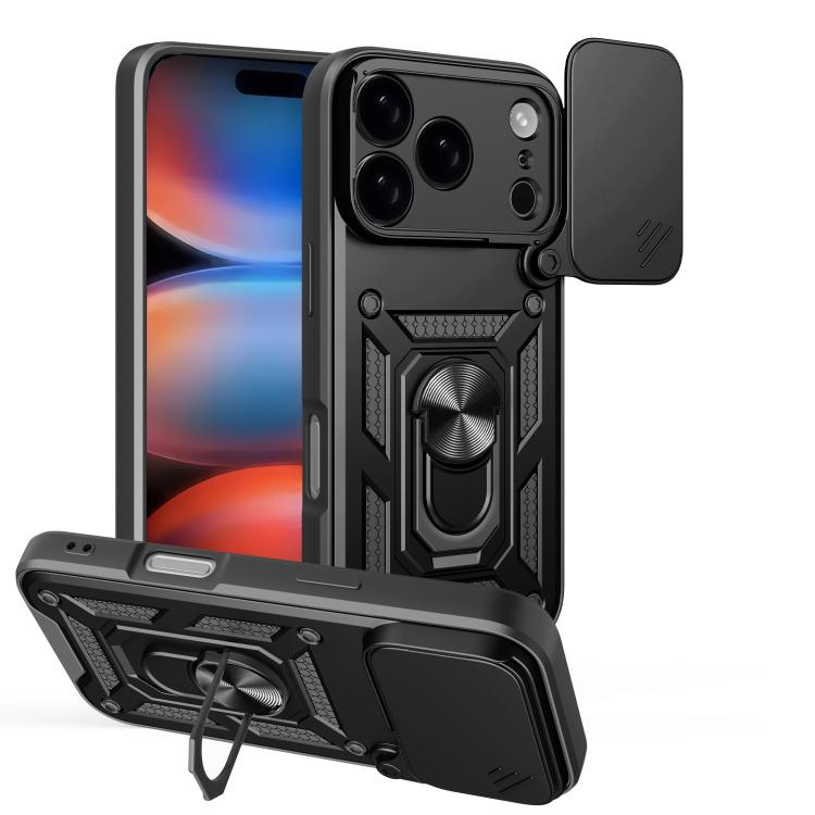 Sliding Camera Cover Design TPU+PC Phone Case, For iPhone 16e, For iPhone 16 Pro Max, For iPhone 16 Pro