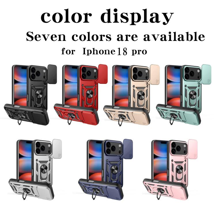 Sliding Camera Cover Design TPU+PC Phone Case, For iPhone 16e, For iPhone 16 Pro Max, For iPhone 16 Pro