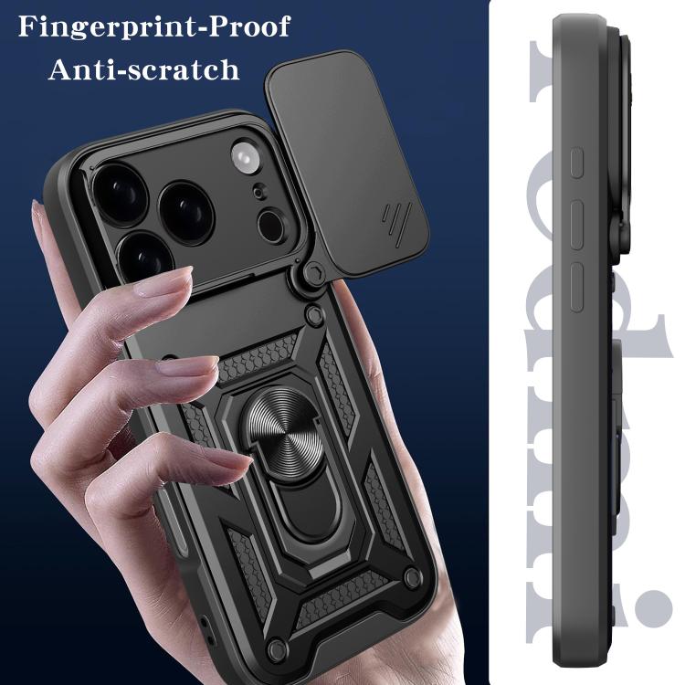 Sliding Camera Cover Design TPU+PC Phone Case, For iPhone 16e, For iPhone 16 Pro Max, For iPhone 16 Pro