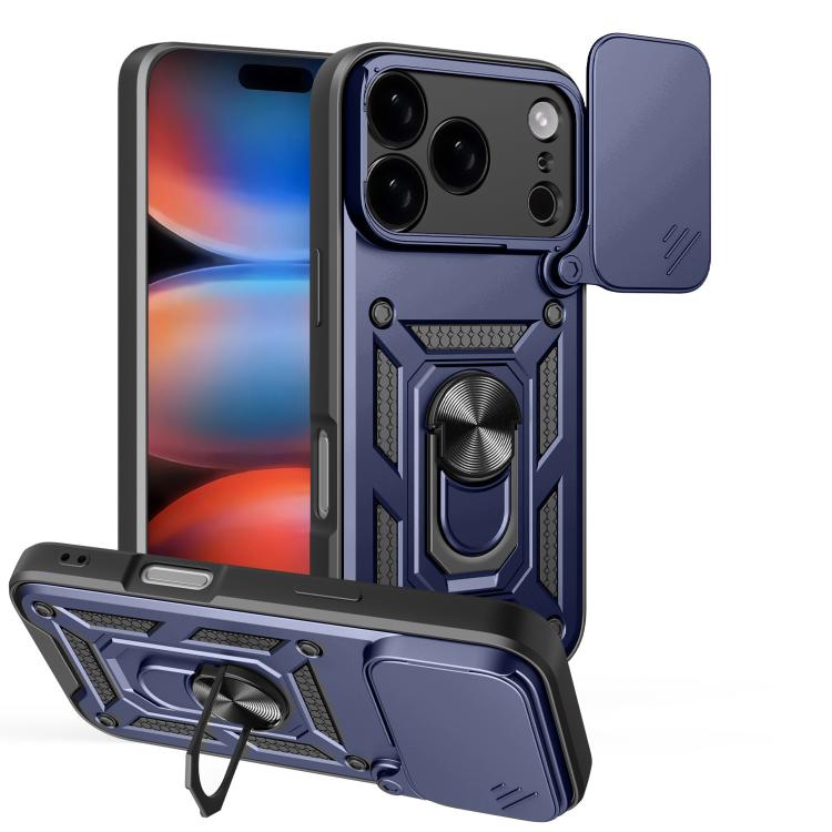 Sliding Camera Cover Design TPU+PC Phone Case, For iPhone 16e, For iPhone 16 Pro Max, For iPhone 16 Pro