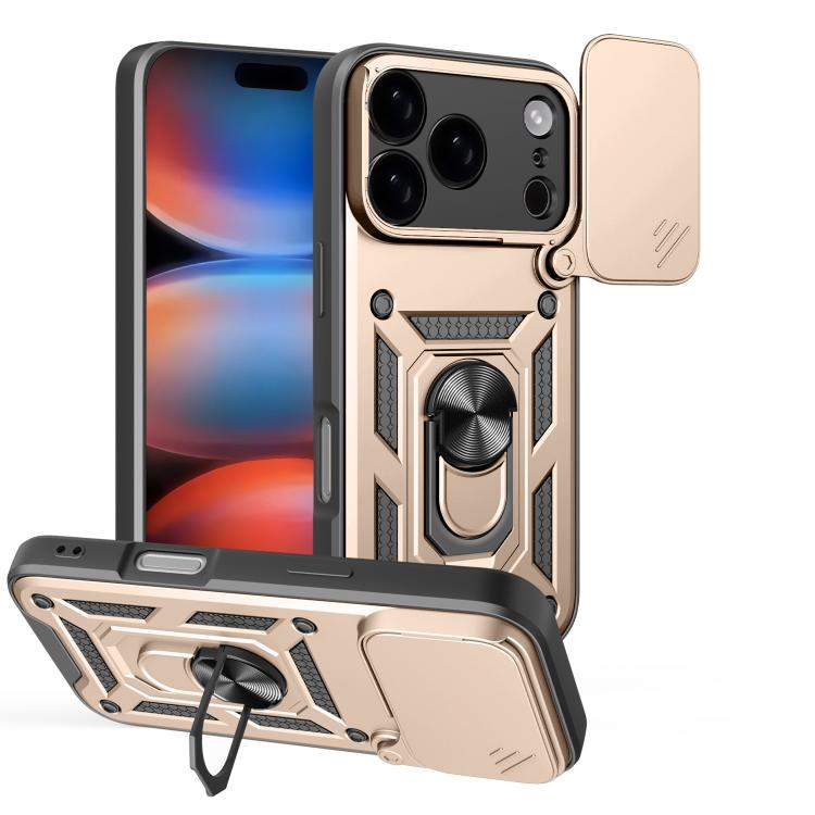 Sliding Camera Cover Design TPU+PC Phone Case, For iPhone 16e, For iPhone 16 Pro Max, For iPhone 16 Pro