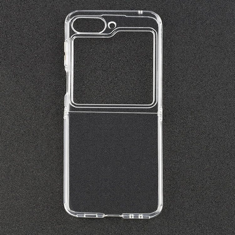Coque de protection antichoc transparente en TPU avec charnière et airbag pour Samsung Galaxy Z Flip5