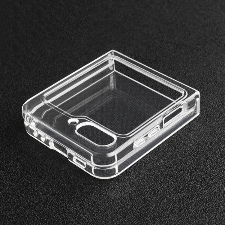 Coque de protection antichoc transparente en TPU avec charnière et airbag pour Samsung Galaxy Z Flip5