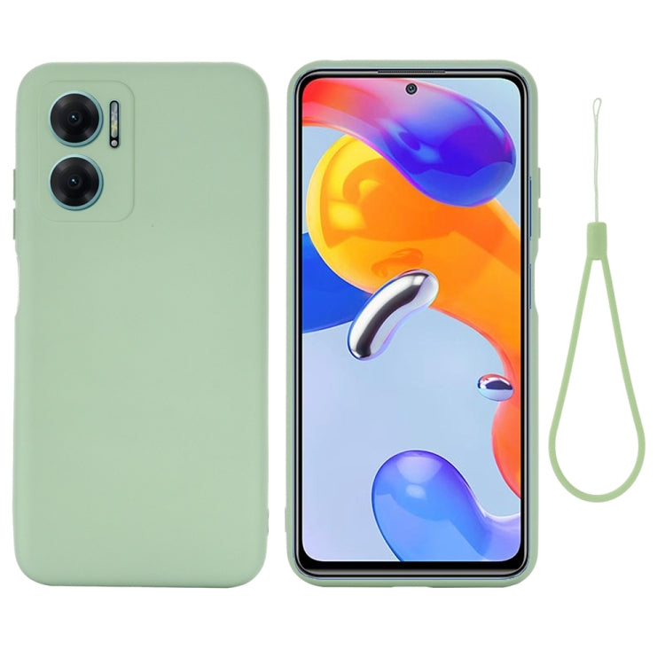 Pure Color Liquid Silicone Shockproof Phone Case