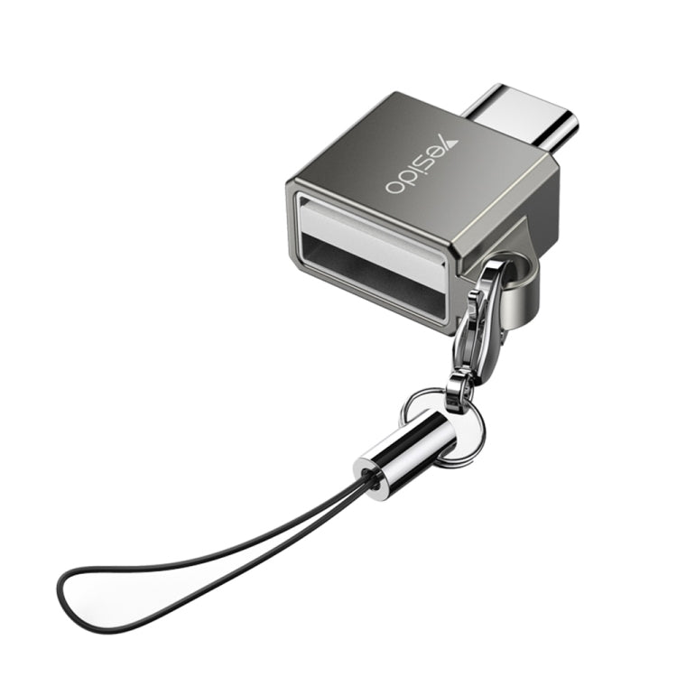 Yesido GS08 Type-C to USB 3.0 OTG Mini Connector Adapter with Keychain