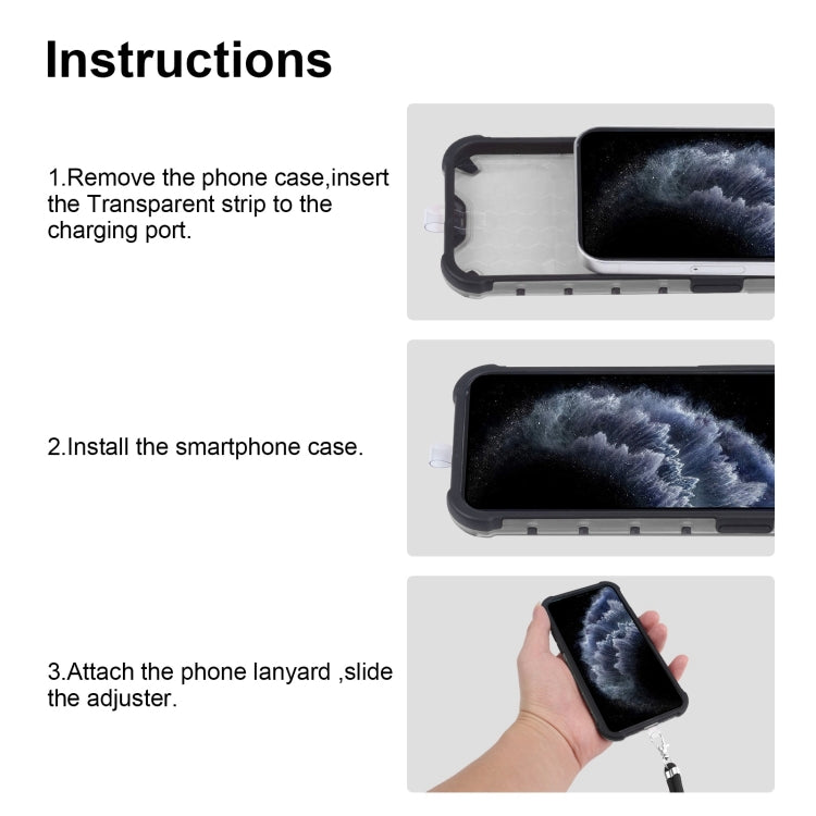 Lanyard Honeycomb Phone Case, For iPhone 15 Pro Max, For iPhone 15 Pro, For iPhone 15 Plus, For iPhone 15