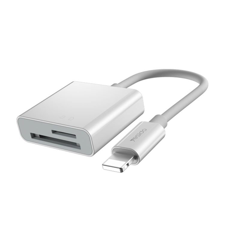 Yesido GS11 2 in 1 Multi-Function TF Card + SD Card to 8 Pin Converter Adapter