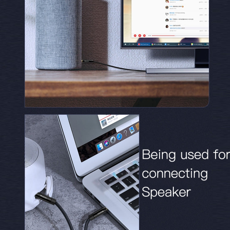 Yesido YAU15 3.5mm Male to 3.5mm Male Audio Cable, 2m