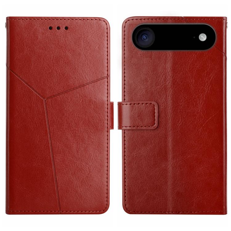 HT01 Y-shaped Pattern Flip Leather Phone Case, iPhone 16e, For iPhone 15 Pro Max, For iPhone 15 Pro, For iPhone 15 Plus