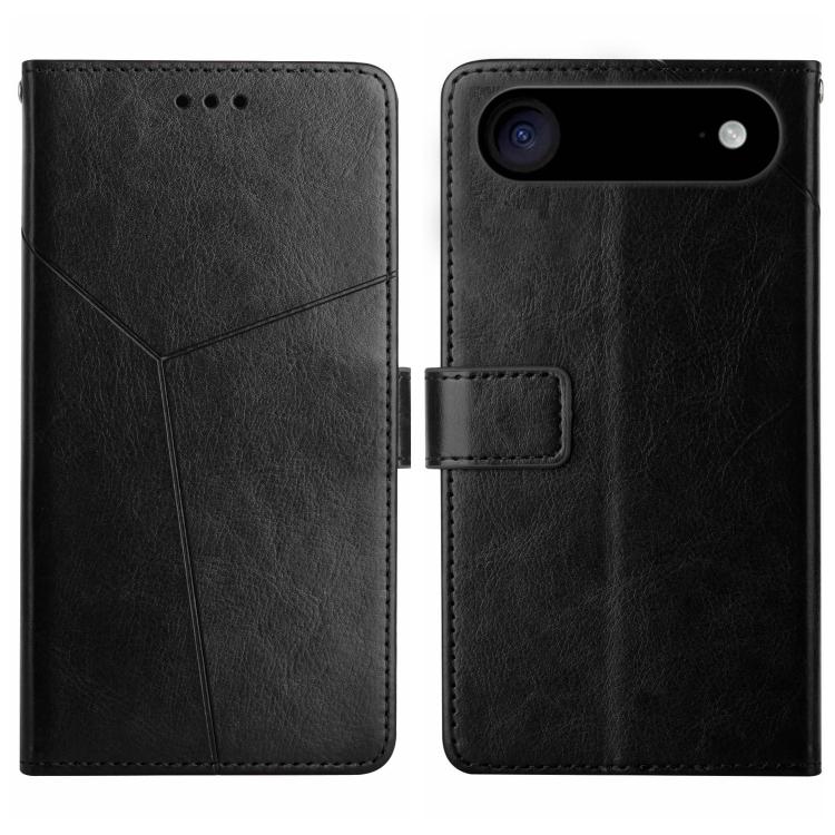 HT01 Y-shaped Pattern Flip Leather Phone Case, For iPhone 16 Pro Max, For iPhone 16 Pro, For iPhone 16 Plus, For iPhone 16