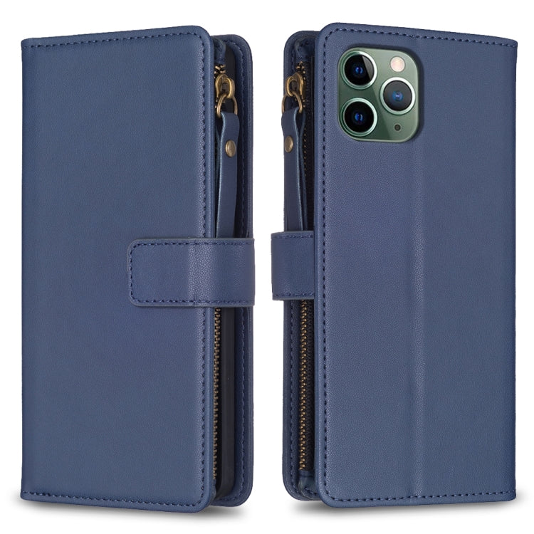 9 Card Slots Zipper Wallet Leather Flip Phone Case, For iPhone 12 Pro Max, For iPhone 11 Pro Max, For iPhone 11, For iPhone 11 Pro
