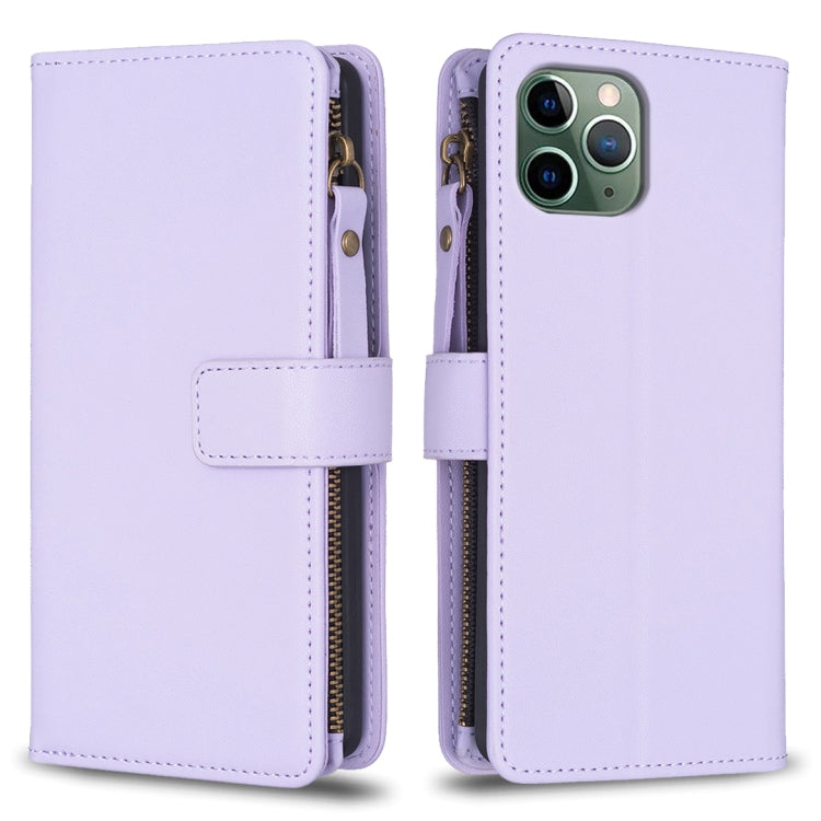 9 Card Slots Zipper Wallet Leather Flip Phone Case, For iPhone 12 Pro Max, For iPhone 11 Pro Max, For iPhone 11, For iPhone 11 Pro