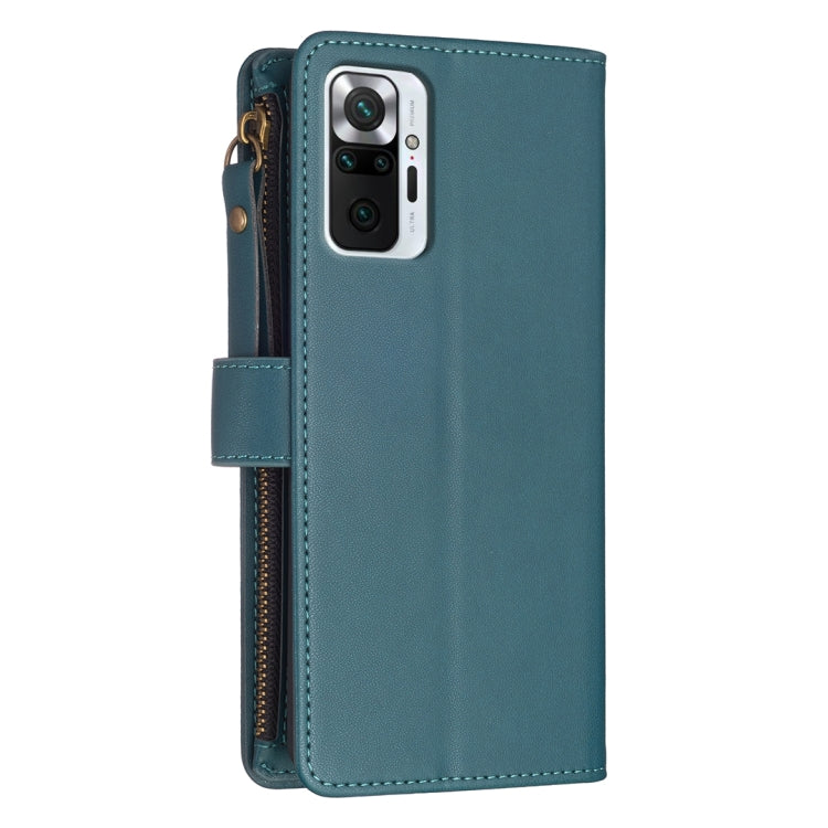 9 Card Slots Zipper Wallet Leather Flip Phone Case