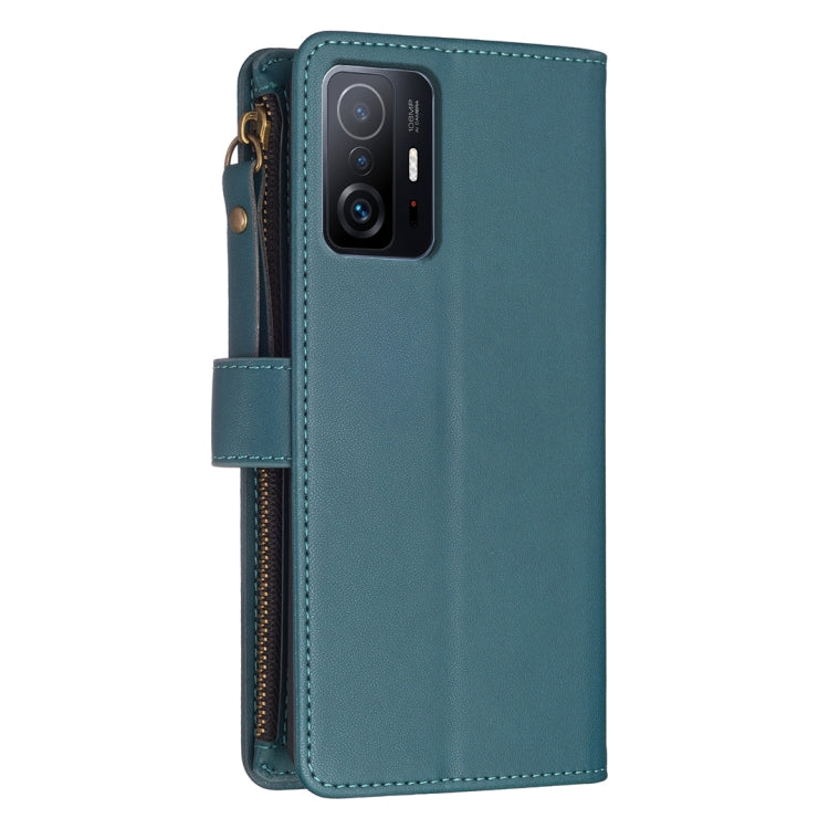 9 Card Slots Zipper Wallet Leather Flip Phone Case