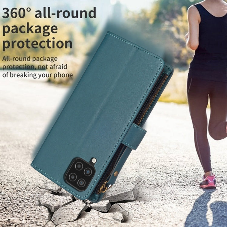 9 Card Slots Zipper Wallet Leather Flip Phone Case