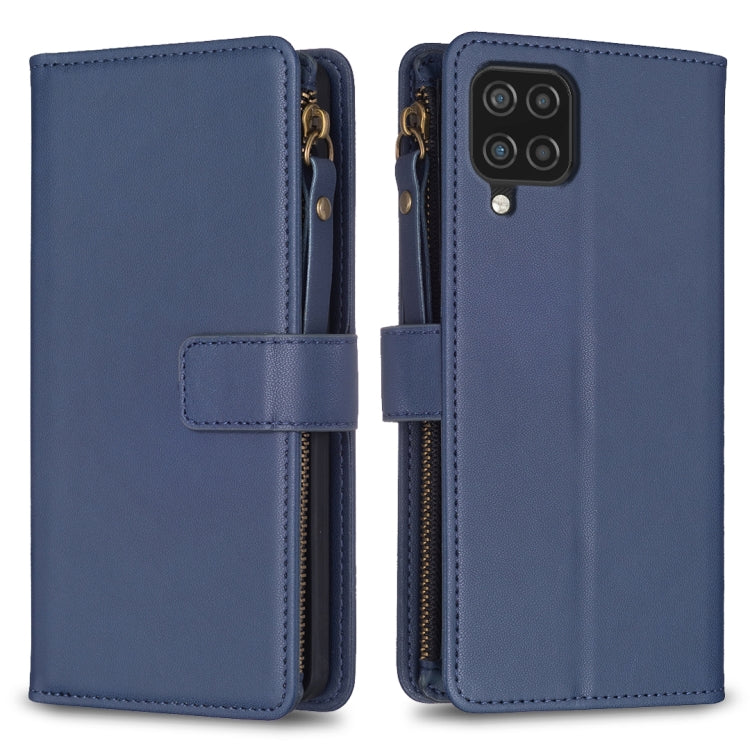 9 Card Slots Zipper Wallet Leather Flip Phone Case