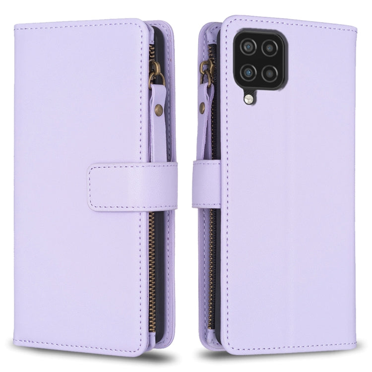 9 Card Slots Zipper Wallet Leather Flip Phone Case