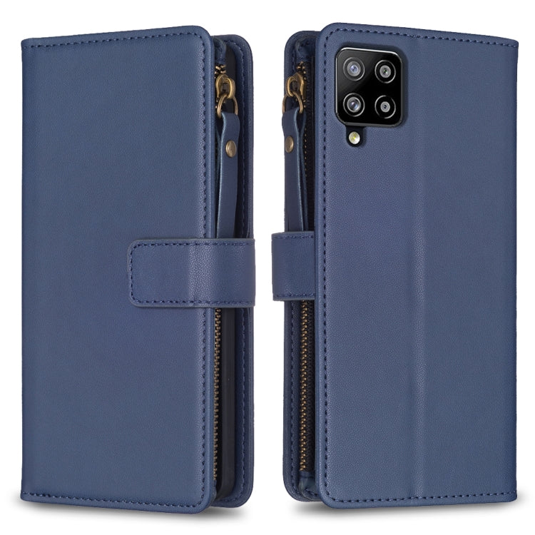 9 Card Slots Zipper Wallet Leather Flip Phone Case