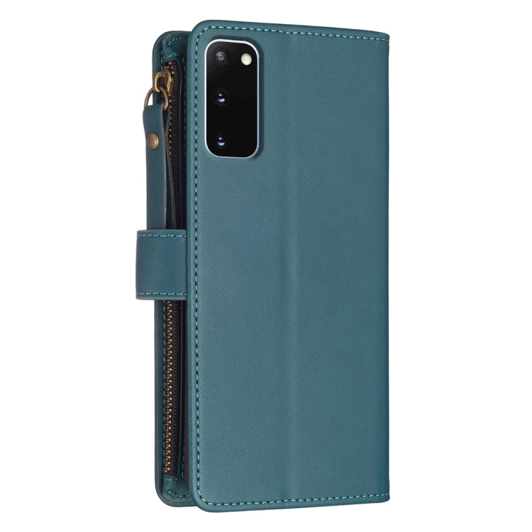 9 Card Slots Zipper Wallet Leather Flip Phone Case