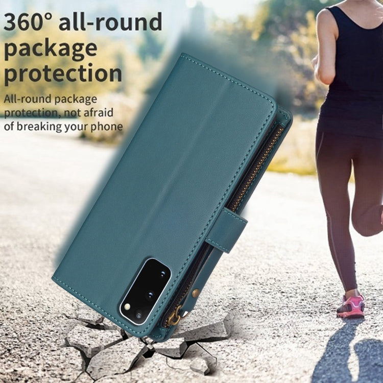 9 Card Slots Zipper Wallet Leather Flip Phone Case